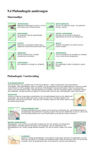 9.4 Plafondtegels aanbrengen - Brico