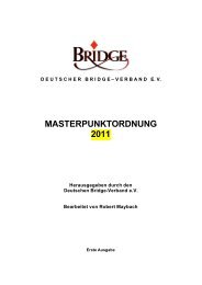 Regional- und Landesligen - Deutscher Bridge-Verband e.V.