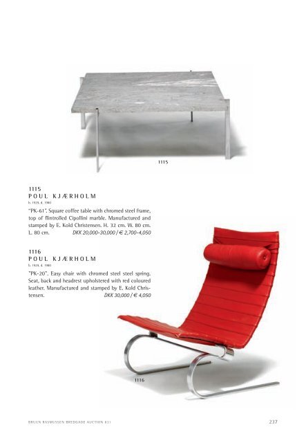 MODERN ART + DESIGN - Bruun Rasmussen