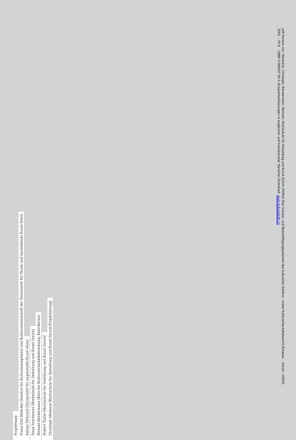 Erster Kulturwirtschaftsbericht CH; HGKZ 2003 - Buchlobby Schweiz
