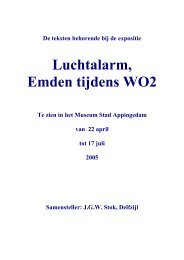 Luchtalarm, Emden tijdens WO2 - Emden, Bunkermuseum