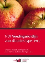 NDF Voedingsrichtlijn - Nederlandse Vereniging van Diëtisten