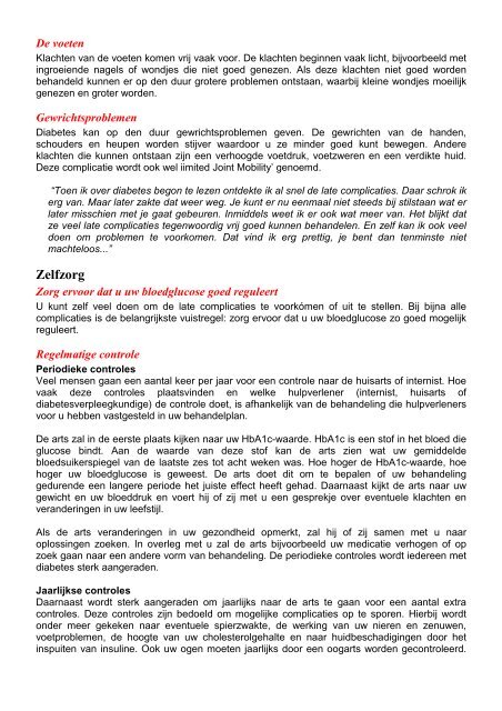 Zorgboek diabetes type 1 - Bvvde