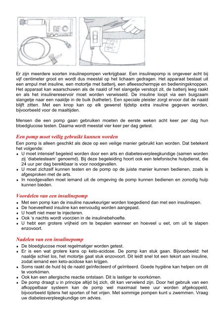 Zorgboek diabetes type 1 - Bvvde