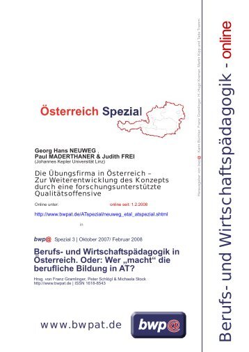 Die Übungsfirma Österreich - bwp@ Berufs- und ...