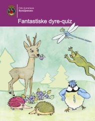 Fantastiske dyre-quiz (pdf) - Bymiljøetaten