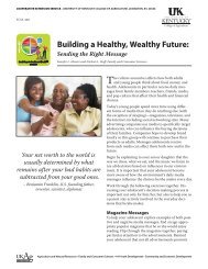 FCS5-448: Building a Healthy, Wealthy Future: Sending the Right ...