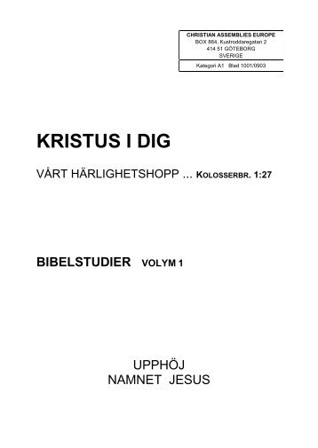 PDF version för utskrift - Christian Assemblies International