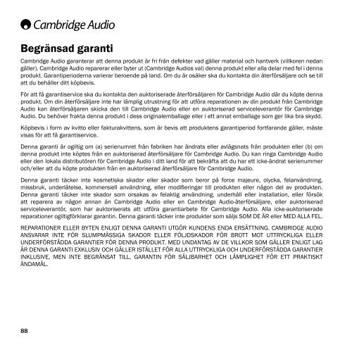 DacMagic Plus - Cambridge Audio