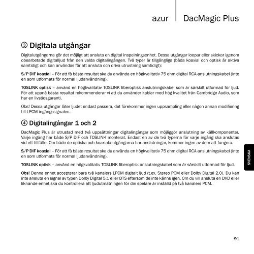 DacMagic Plus - Cambridge Audio