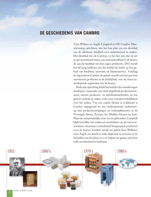 product catalogus - Cambro