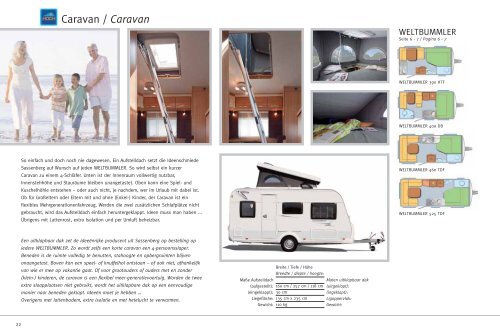 T.E.C. Caravan Wohnmobile 2011 - Campingferie.dk