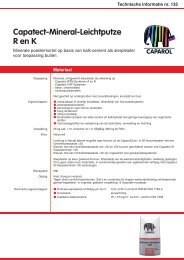 Capatect-Mineral-Leichtputze R en K - Caparol