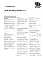 Technische informatie Disboxid Stonecolor-System - Caparol