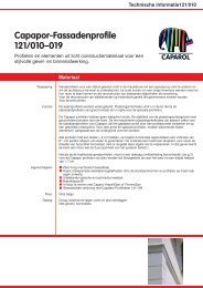 Technische informatie Capapor Bossen 121 - Caparol