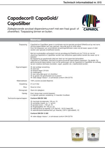 Technisch informatieblad - Caparol