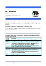 CE - Markering - Caparol