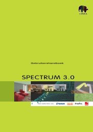 SPECTRUM 3.0 Gebruikershandboek - Caparol