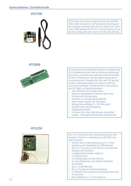 advisor MASTER ATS Produktkatalog