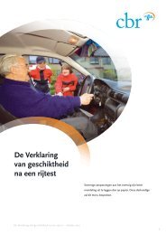 De Verklaring van geschiktheid na een rijtest - Cbr