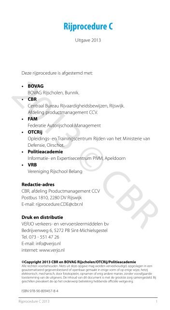 rijprocedure C-CCV.pdf - Cbr