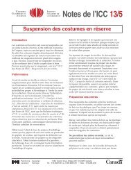 Format PDF - Institut canadien de conservation