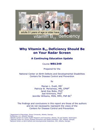 Why Vitamin B12 Deficiency Should be on your Radar Screen