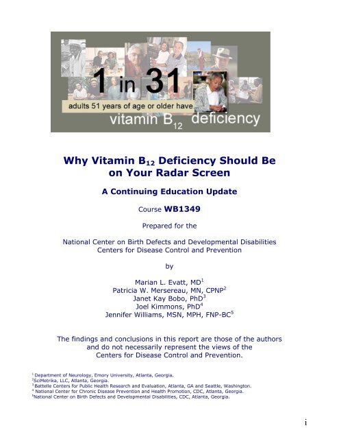 Why Vitamin B12 Deficiency Should be on your Radar Screen