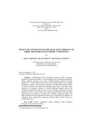 effect of contiguity on shear elastic modulus of fibre reinforced ...