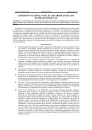 13 de julio de 2009 - Comisión Nacional para el Desarrollo de los ...