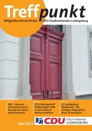 Download Ausgabe 05/2013 - CDU Ludwigsburg