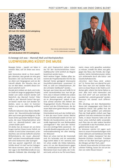 Download Ausgabe 05/2013 - CDU Ludwigsburg