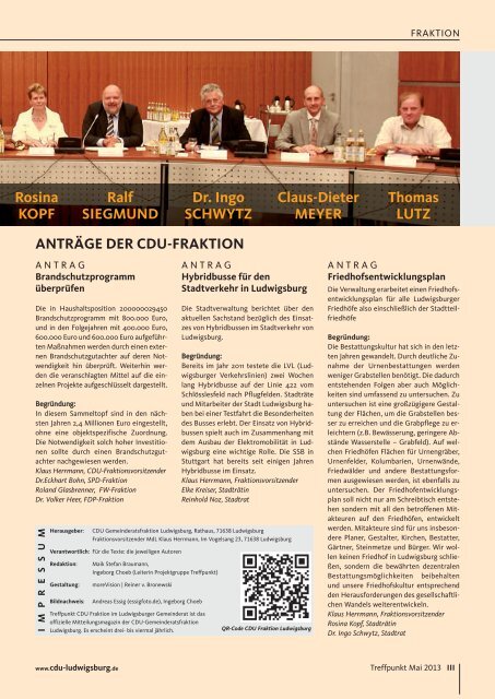 Download Ausgabe 05/2013 - CDU Ludwigsburg