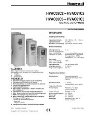 HVAC03C2 – HVAC61C2 HVAC03C5 – HVAC61C5 - CentraLine