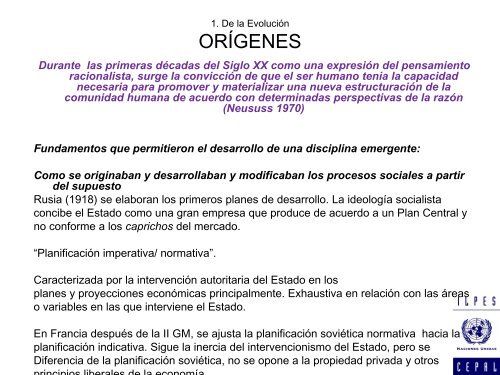 Curso de Planificación del Desarrollo y Protección Social - Cepal