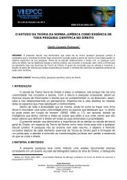 o estudo da teoria da norma jurídica como essência de ... - Cesumar