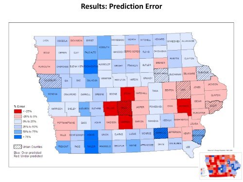 Modeling spatial population scenarios