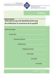 VSH-Bulletin - Vereinigung der Schweizerischen ...