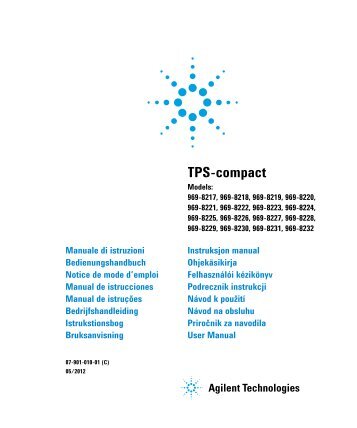 TPS-compact user manual - Agilent Technologies