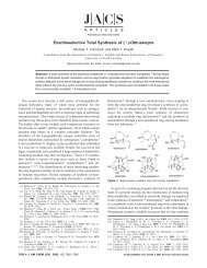 Enantioselective Total Synthesis of (+)-Obtusenyne