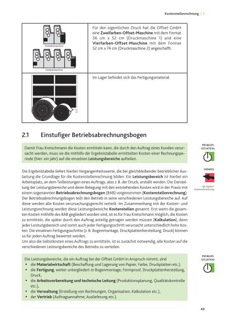 platzes 2 Kostenstellen- rechnung - Christiani