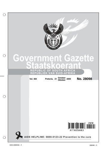 Gazette no. 28098 - CIPC