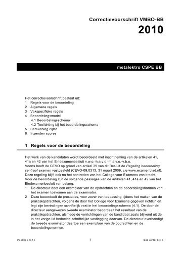 Correctievoorschrift VMBO-BB - Cito