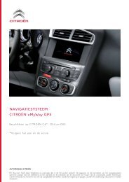 NAVIGATIESYSTEEM CITROËN eMyWay GPS