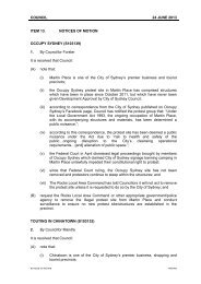 Council - 24 June 2013 - Item 13 - Notices Of Motion - City of Sydney