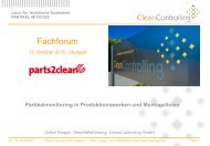 Partikel - CleanControlling GmbH