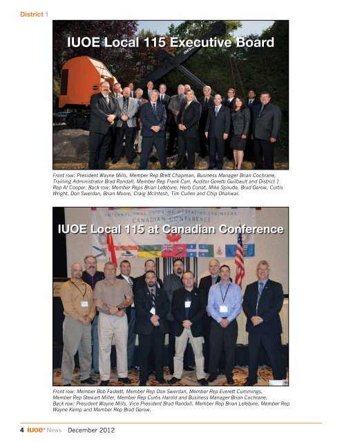 IUOE News - Winter 2012