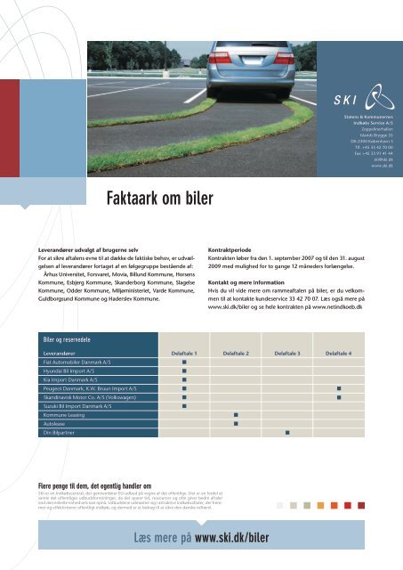 Faktaark om biler - Clean Vehicle Portal