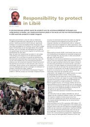Responsibility to protect in Libië - Clingendael