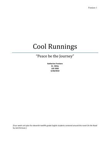 Cool Runnings - College of Education